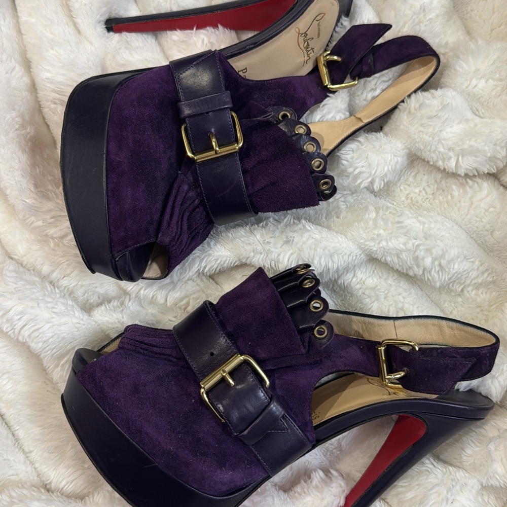 Christian Louboutin Purple Platform